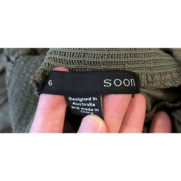 Soon Maternity Nala Relaxed Pants - Green - Picture 10 of 11